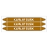 Značení potrubí, kapalný dusík,3 ks, 355 × 37 mm